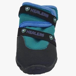 NWT Healers Urban Walker Dog Boots, Teal, Medium/Large  Protect PAWS, One Pair